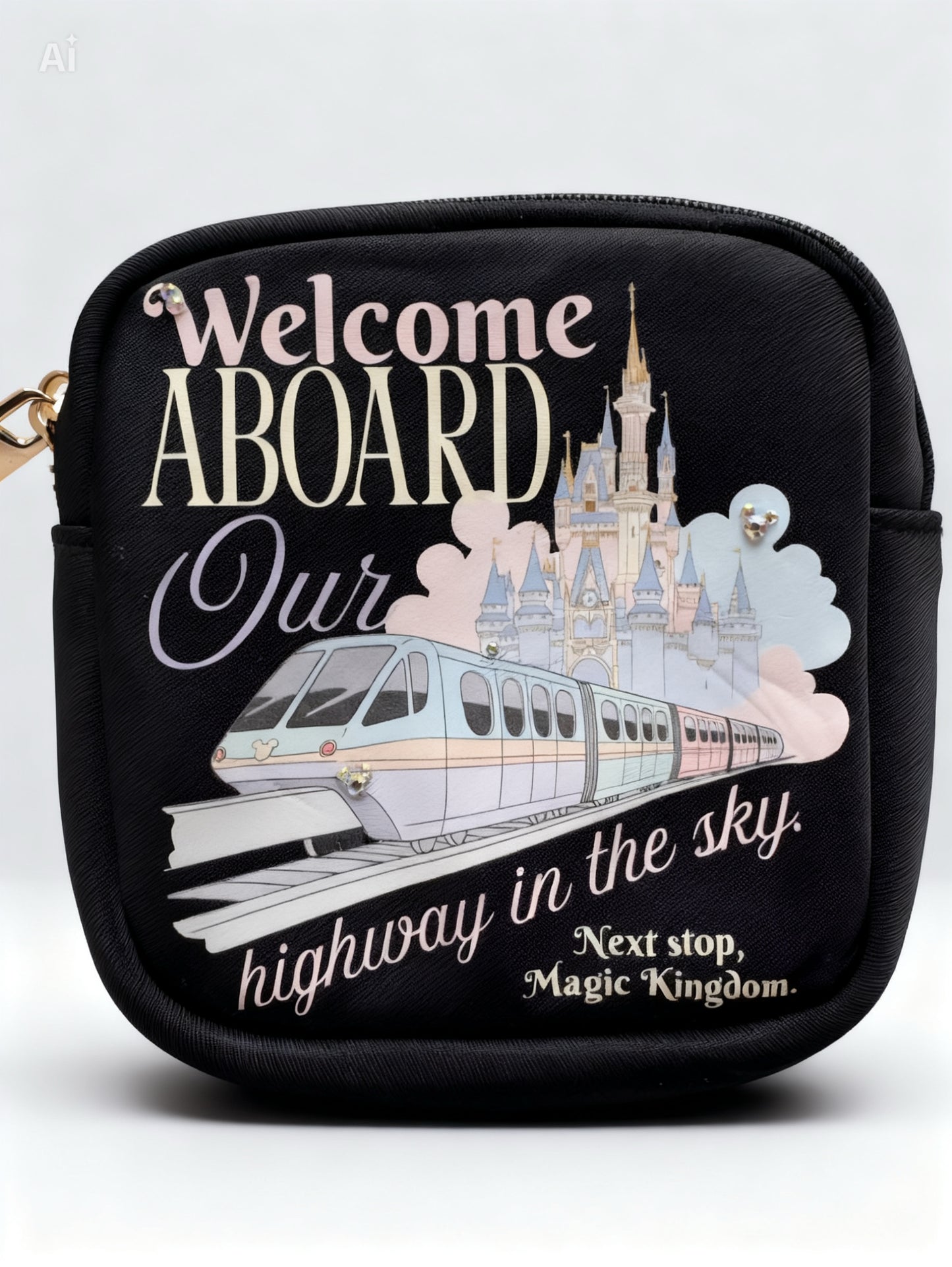 Small Highway in the sky cosmetic bag