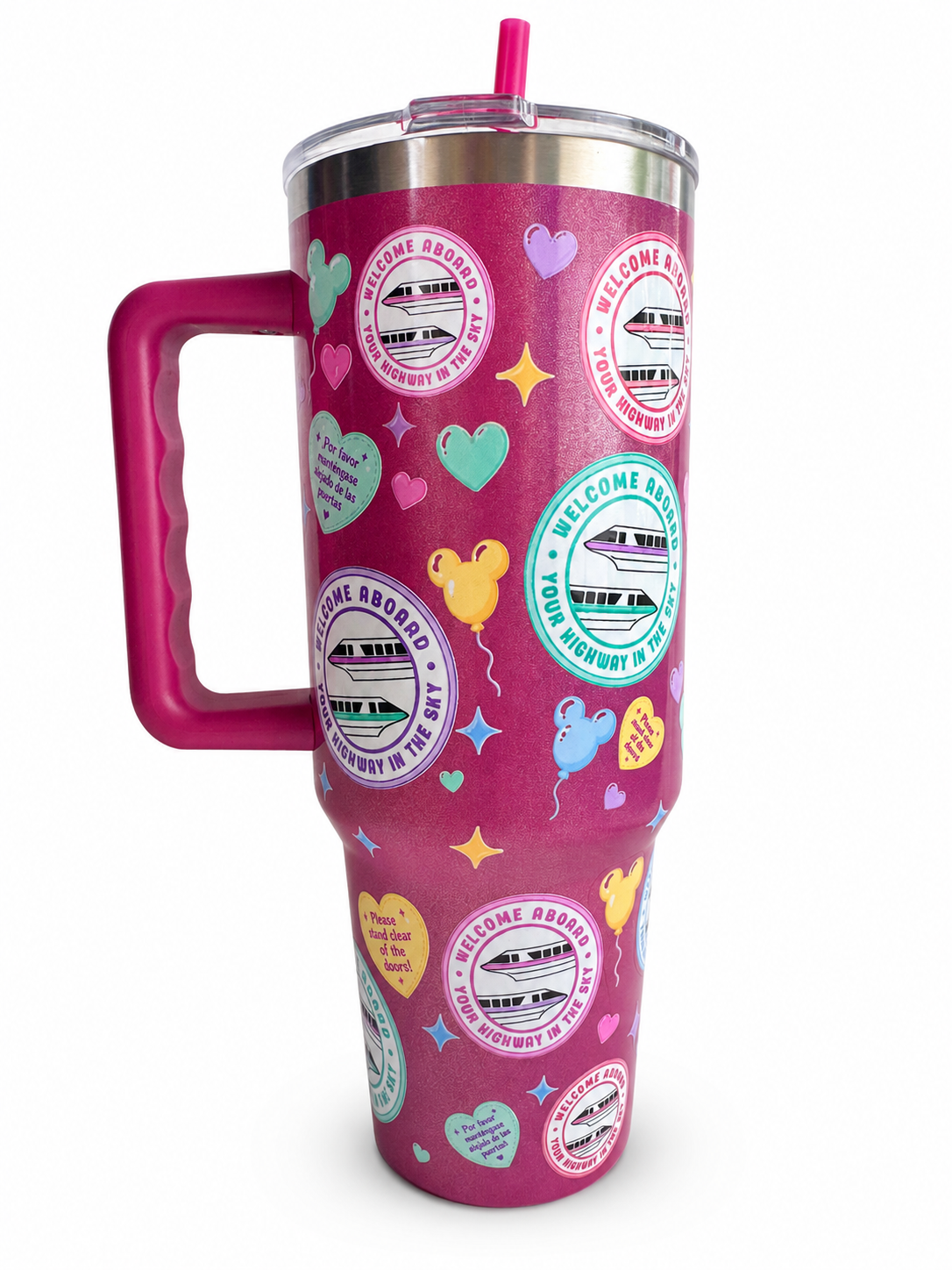 Monorail Love 40oz Steel Tumbler