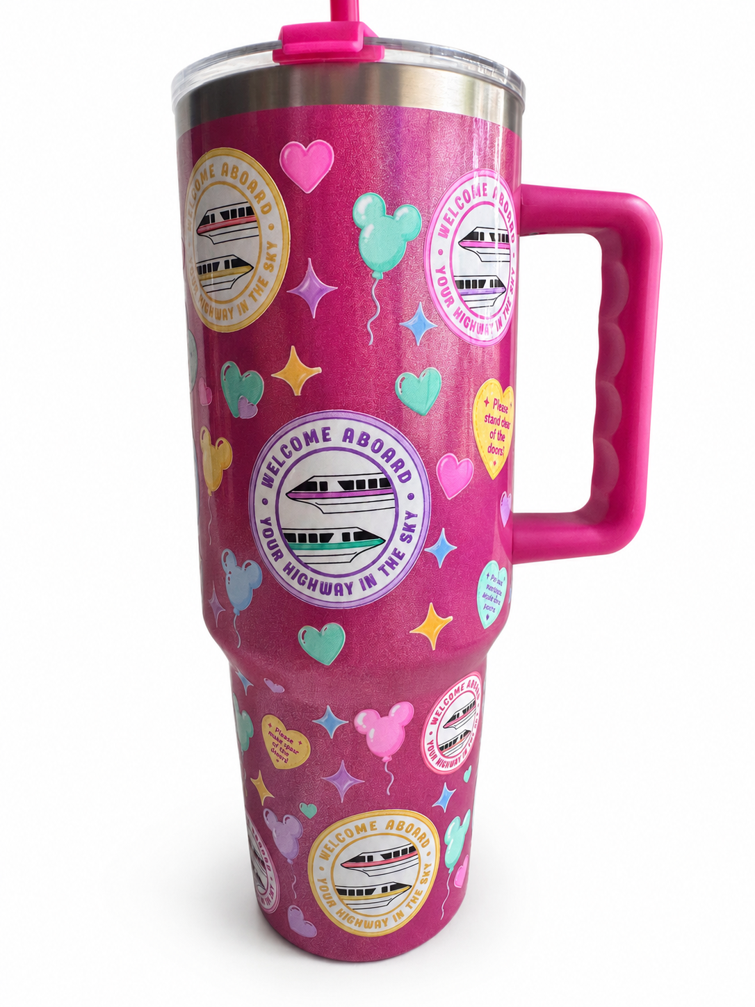 Monorail Love 40oz Steel Tumbler
