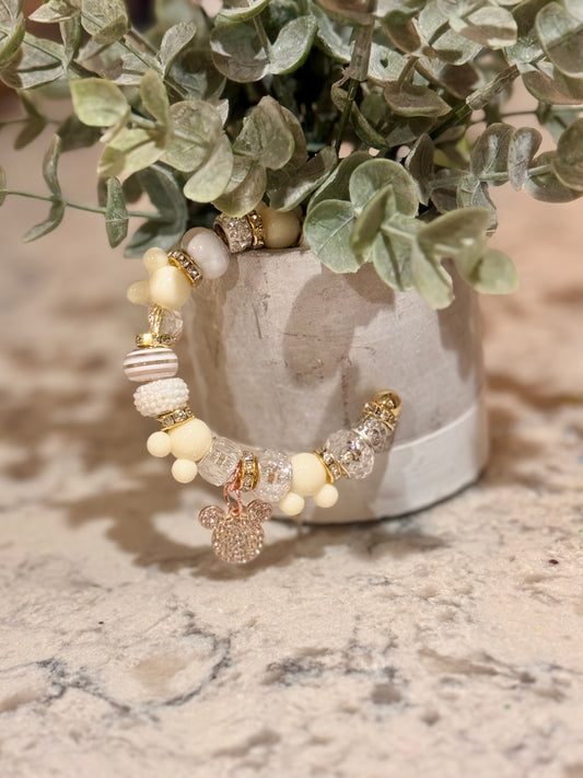 Cream Mouse Bangle