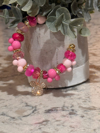 Pink Mouse Bangle