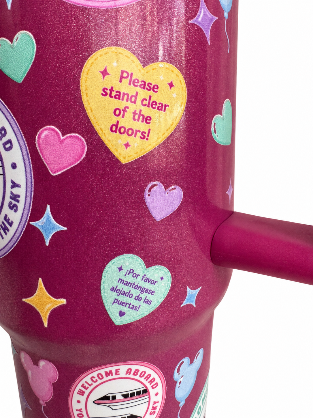 Monorail Love 40oz Steel Tumbler