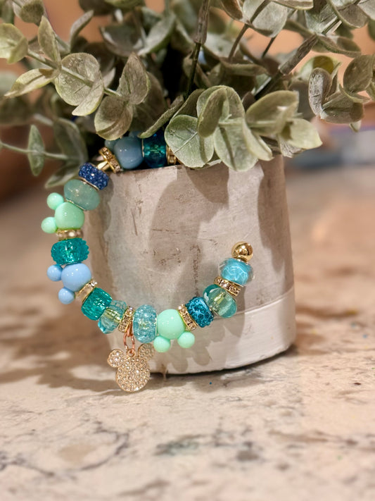 Aqua Mouse bangle