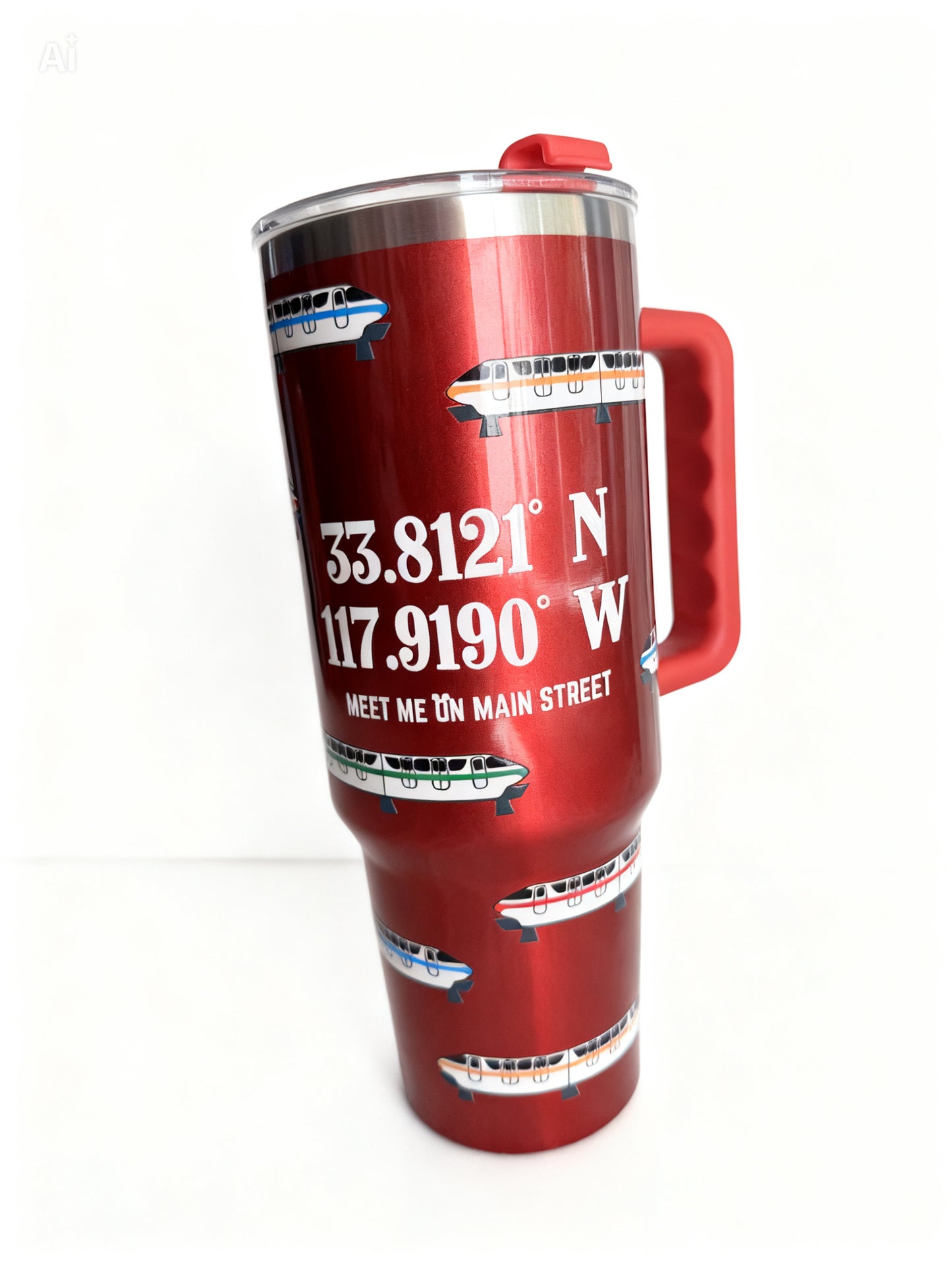 Please Stand Clear of the Doors 40oz steel Tumbler