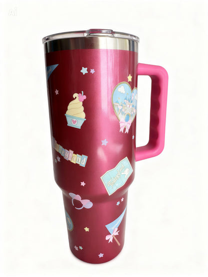 Land of Pastels 40oz Steel Tumble