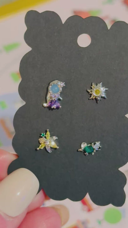 Magical Hair Princess Earrings