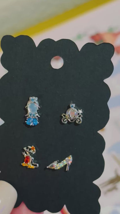 Meet me at Midnight Princess Earrings